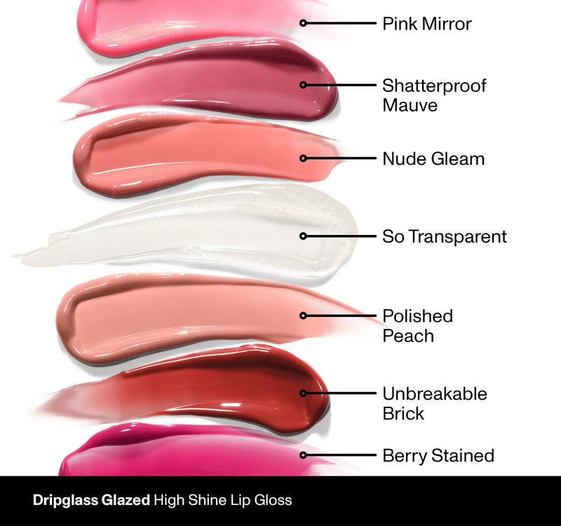 Dripglass Glazed High Shine Lip Gloss - Shatterproof Mauve - Image 6 out of 7