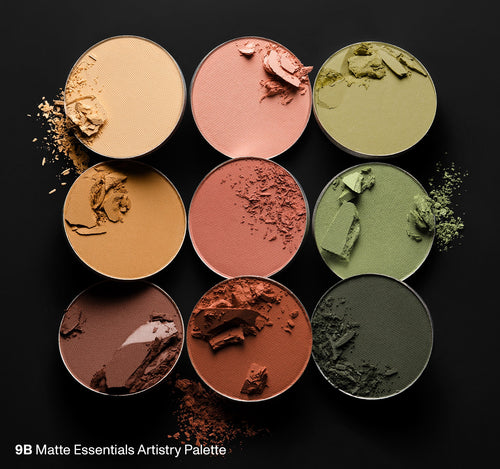 9B Matte Essentials Artistry Palette - pans, view larger image-view-5