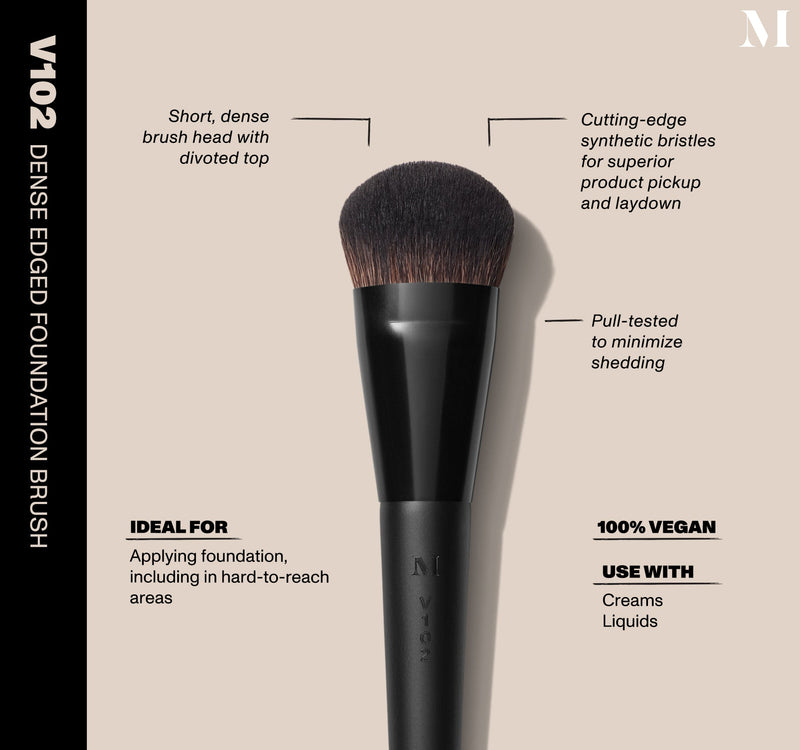 V102 Dense Edged Foundation Brush - Image 2 out of 2