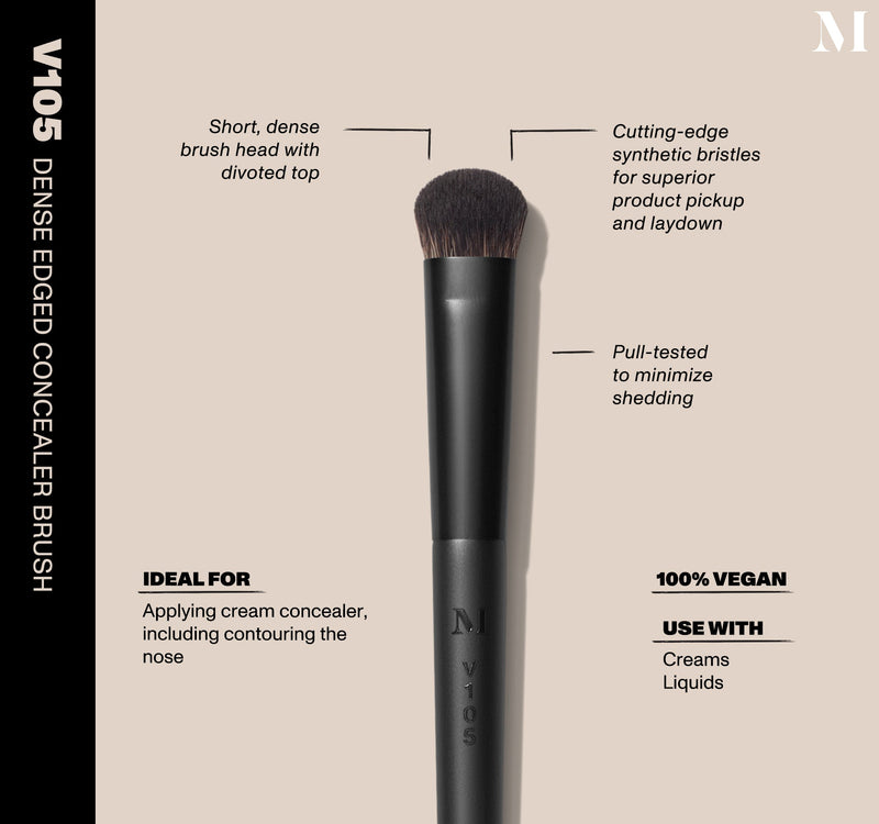 V105 Dense Edged Concealer Brush - Image 2 out of 2