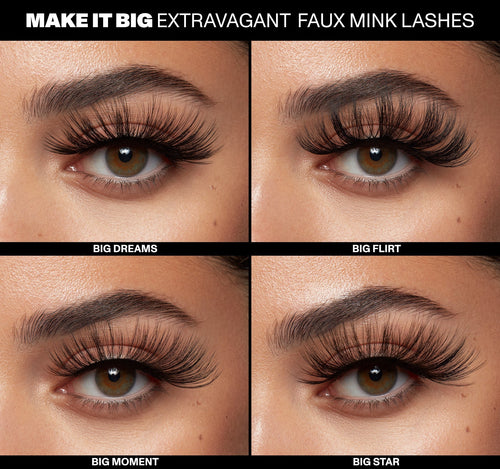 Make It Big Extravagant Faux Mink Lashes Big Flirt Morphe UK